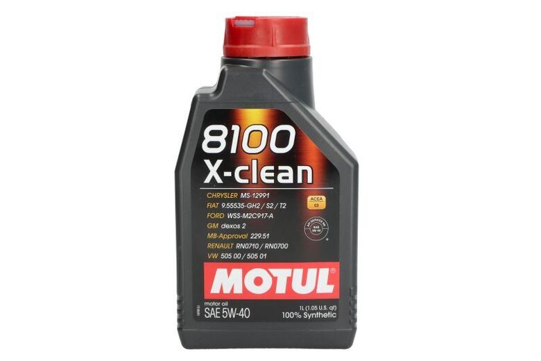 Motoreļļa 5W40 MOTUL 8100 X-CLEAN 1L