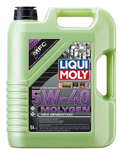 Motoreļļa LIQUI MOLY Molygen  New Generation  5W40 5L