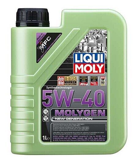 Motoreļļa LIQUI MOLY Molygen New Generation  5W40 1L