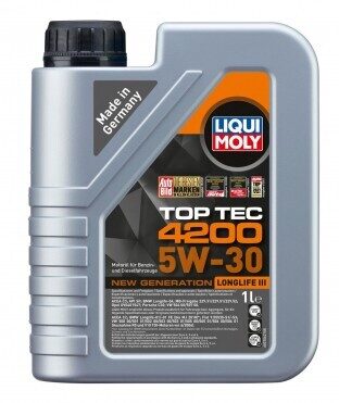 Motoreļļa LIQUI MOLY TopTec  4200 5W30  1L