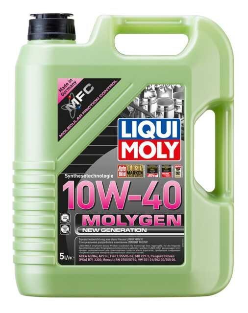 Motoreļļa LIQUI MOLY Molygen New Generation  10W40 5L