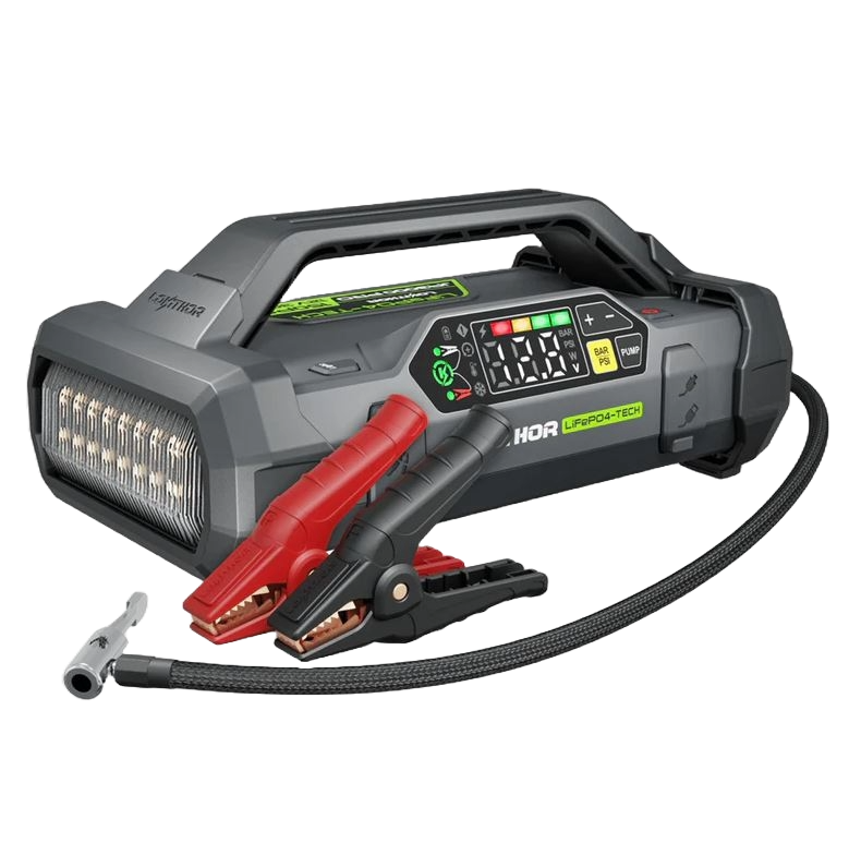 Palaišanas ierīce ar kompresoru LOKITHOR 12V 3000A JA3000PRO