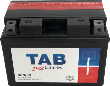 Motociklu akumulators TAB AGM YTZ12S 11AH 12V A