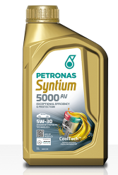 Motoreļļa PETRONAS SYNTIUM 5000 AV 5W-30 1L