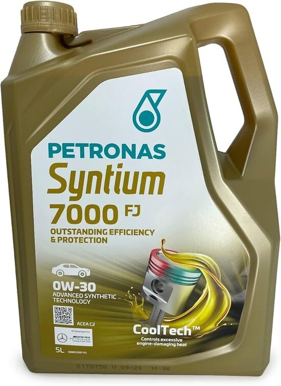 Motoreļļa PETRONAS SYNTIUM 7000 FJ 0W-30 SN 5L