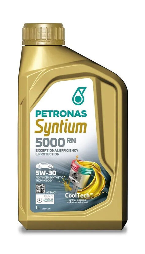 Motoreļļa PETRONAS SYNTIUM 5000 RN 5W30 1L