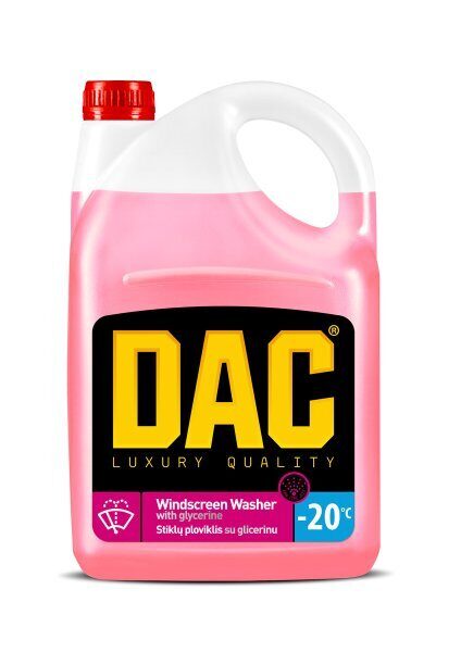 Ziemas vējstiklu mazgāšanas šķidrums DAC -20°C 4L