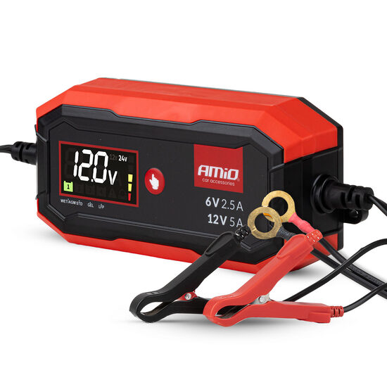 Akumulatora lādētājs AGM GEL STD LiFePo4 MAX 5A 6/12V