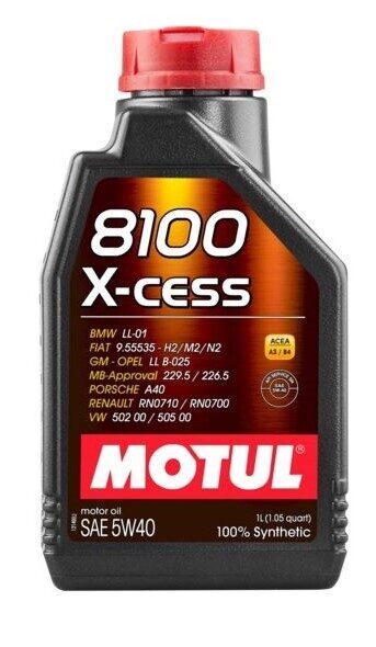 Motoreļļa 5W40 MOTUL 8100 X-CESS 1L