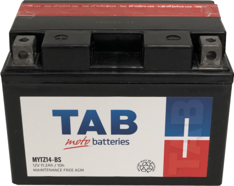 Motociklu akumulators TAB AGM YTZ14S 11,2AH 12V