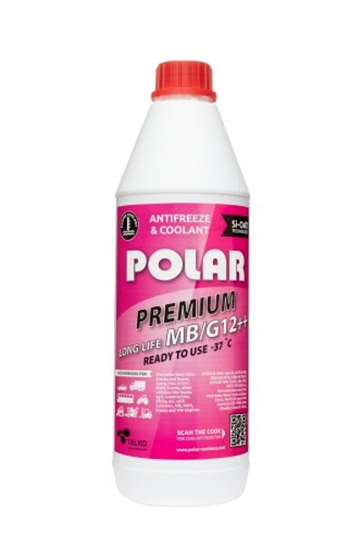 POLAR antifrīzs LONG LIFE -37C, MB/G12++, 1L