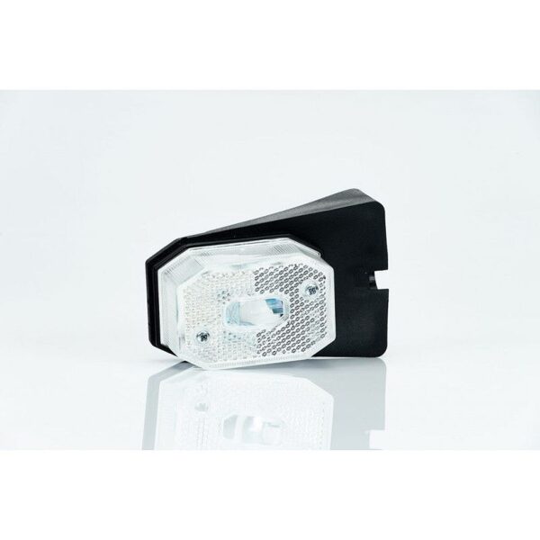 Balts piekabes gabarītlukturis, ar kronšteinu