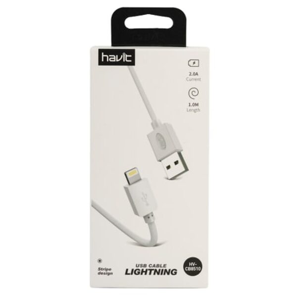 HAVIT 8510 A-Lightning, 1m (white)