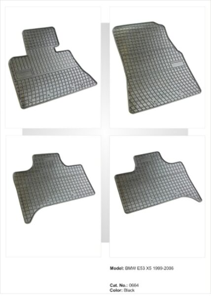 Gumijas paklājiņi BMW E53 X5 1999-2006