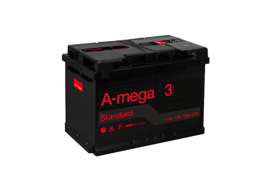 Akumulators  A-MEGA STANDARD 12V/77AH/720A