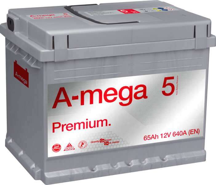 Akumulators A-MEGA Premium 12V/65AH/640A 