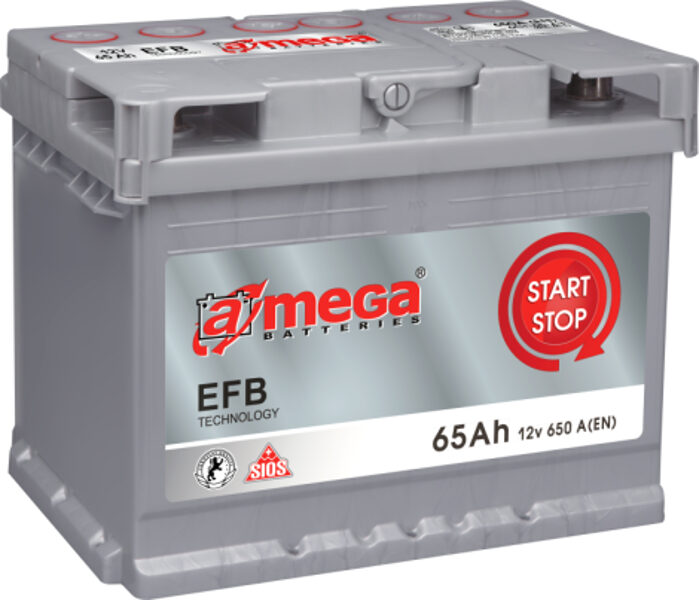 Akumulators A-MEGA EFB 12V/65AH/650A EN