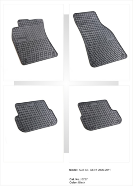Gumijas paklājiņi A6-C6 LIFT 2006-2011