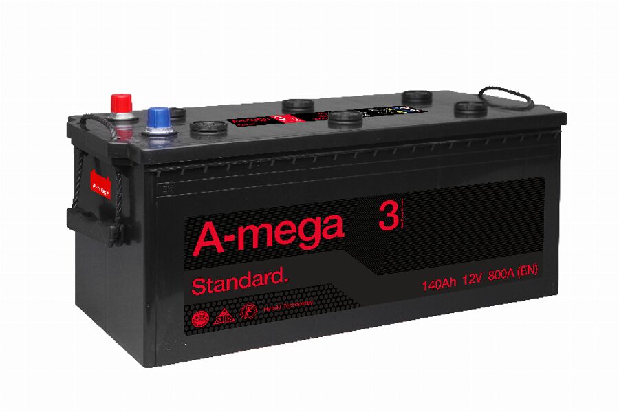 Akumulators  A-MEGA STANDARD 12V/140AH/800A EN