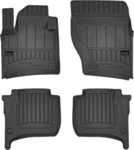 Gumijas paklājiņi PORSCHE CAYENNE II 2010-2017, VOLKSWAGEN TOUAREG II 2010-2017