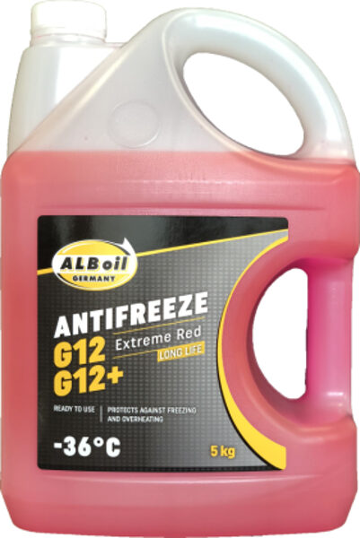 Antifrīzs ALB G12/G12+ sarkans -36°C 5kg