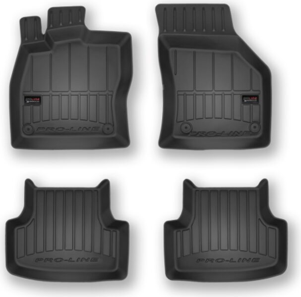 Gumijas paklājiņi SEAT LEON III 2012-, SEAT LEON III CUPRA 2014-, SEAT LEON III CROSS SPORT 2015-, VW GPLF VII NUO 2012, VW GOLF VII ALLTRACK 2014-, VW GOLF VII GTI 2015-, VW T-ROC 2018-