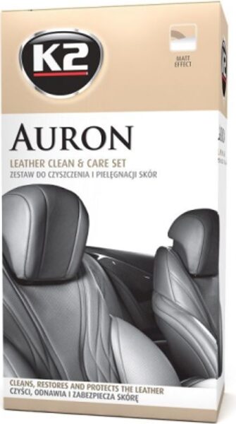 Auto ādas salona kopšanas komplekts K2 Auron