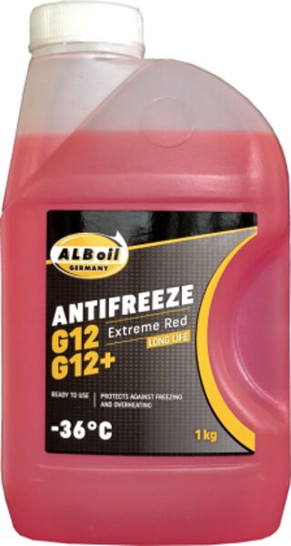 Antifrīzs ALB G12/G12+ sarkans -36°C 1kg