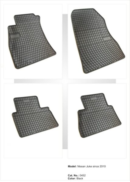 Gumijas paklājiņi NISSAN JUKE no 2010