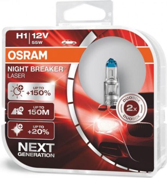 OSRAM spuldze H1, H3, H4, H7