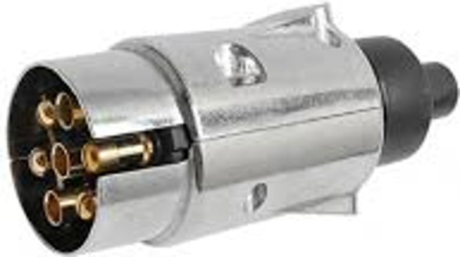 Adapteris 7 kontaktu, alumīnija