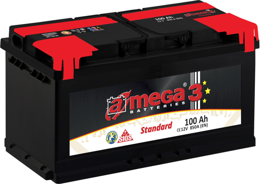 Akumulators  A-MEGA STANDARD 12V/100AH/850A