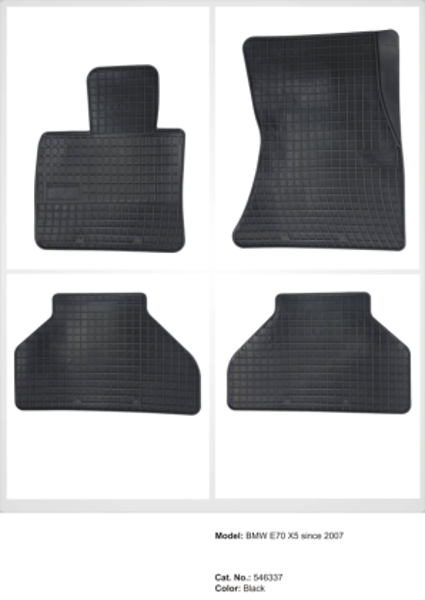 Gumijas paklājiņi BMW E70/71 X5/X6 no 2007