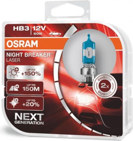 OSRAM spuldze HB3, HB4 