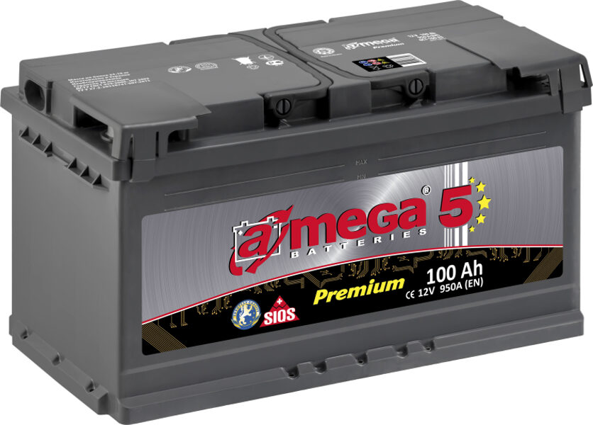 Akumulators  A-MEGA Premium 12V/100AH/950A